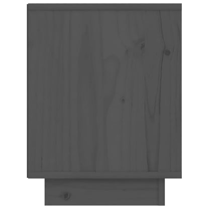 Nachtkastjes 40X30X40 Cm Massief Grenenhout 2 Grijs