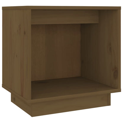 Nachtkastje 40X30X40 Cm Massief Grenenhout 1 Honingbruin