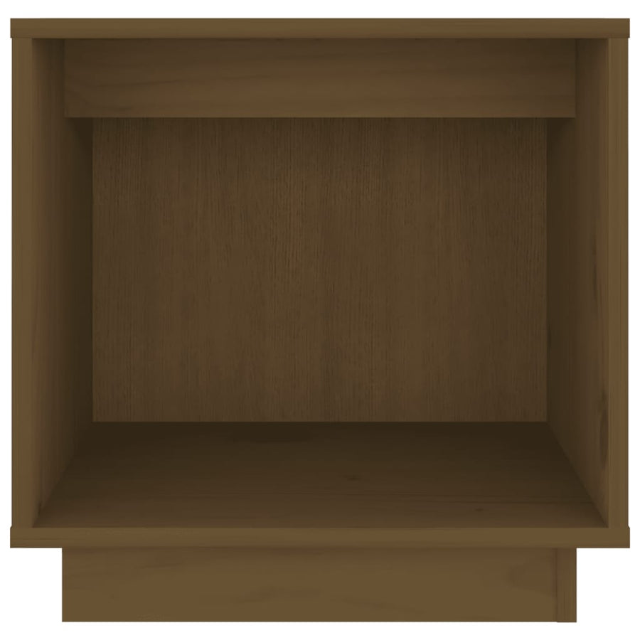 Nachtkastjes 40X30X40 Cm Massief Grenenhout 2 Honingbruin