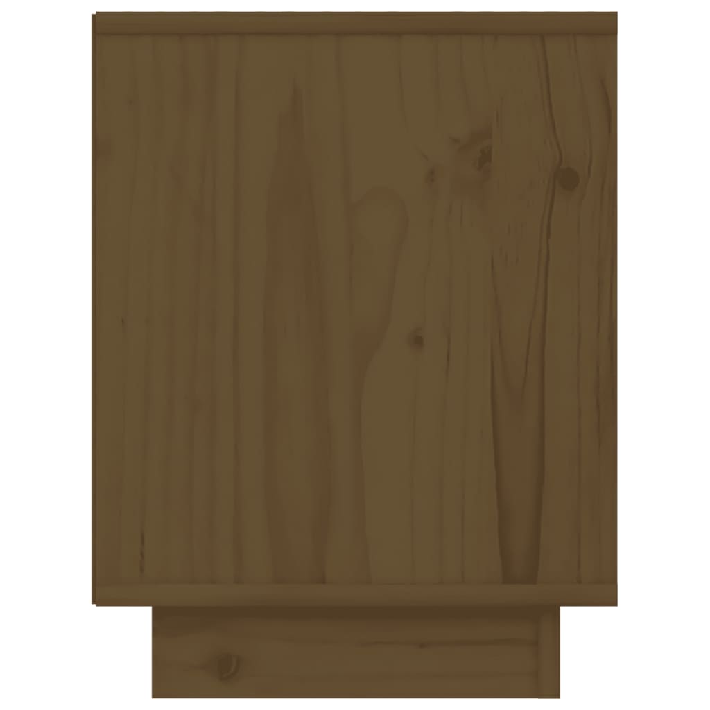 Nachtkastjes 40X30X40 Cm Massief Grenenhout 2 Honingbruin
