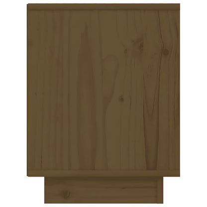 Nachtkastjes 40X30X40 Cm Massief Grenenhout 2 Honingbruin