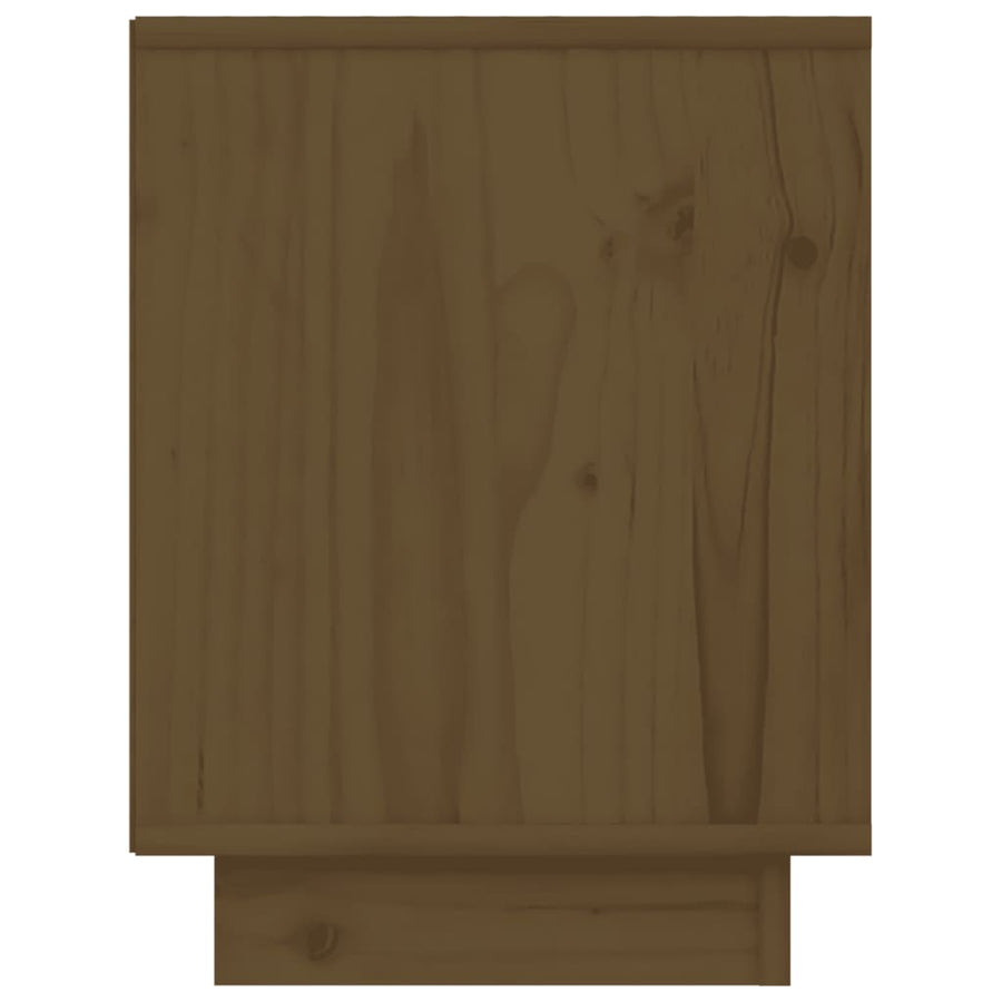 Nachtkastjes 40X30X40 Cm Massief Grenenhout 2 Honingbruin