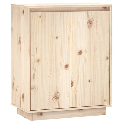 Dressoir 60X34X75 Cm Massief Grenenhout Naturel