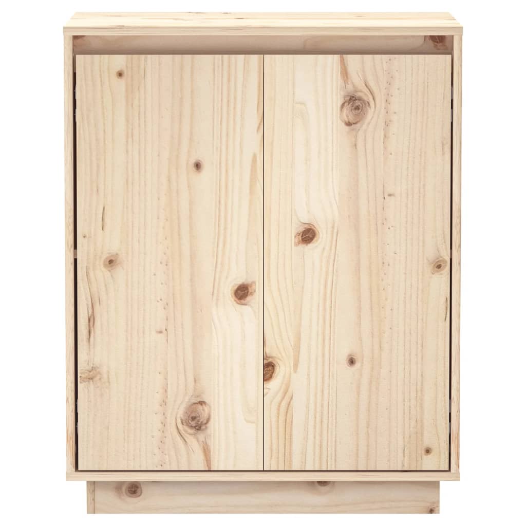 Dressoir 60X34X75 Cm Massief Grenenhout Naturel