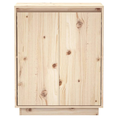 Dressoir 60X34X75 Cm Massief Grenenhout Naturel