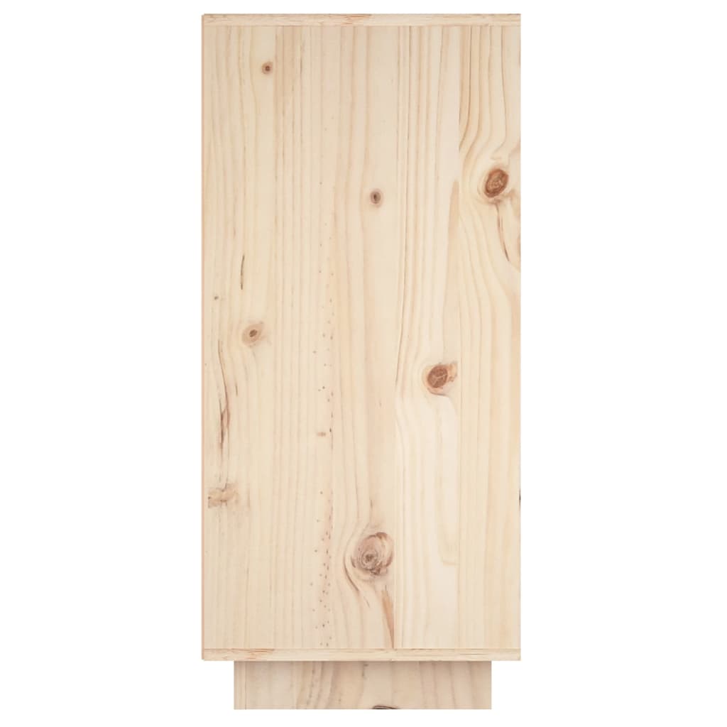Dressoir 60X34X75 Cm Massief Grenenhout Naturel