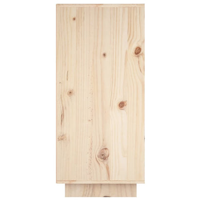 Dressoir 60X34X75 Cm Massief Grenenhout Naturel