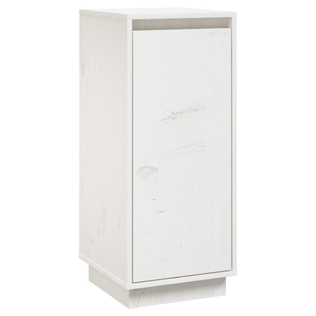 Dressoir 3,5X34X75 Cm Massief Grenenhout 1 Wit