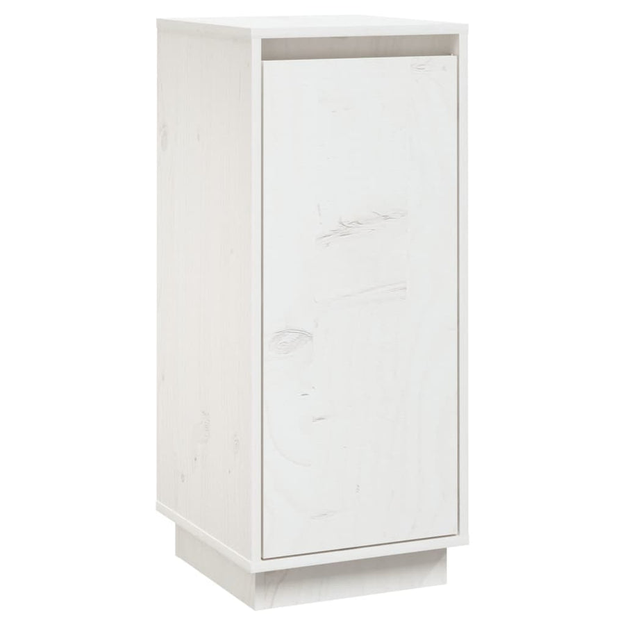 Dressoir 3,5X34X75 Cm Massief Grenenhout 1 Wit