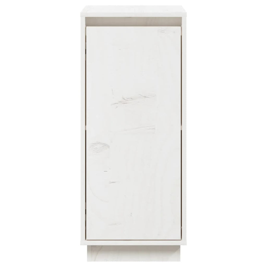 Dressoir 3,5X34X75 Cm Massief Grenenhout 1 Wit