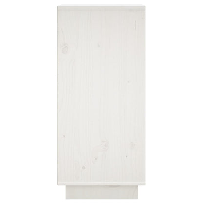 Dressoir 3,5X34X75 Cm Massief Grenenhout 1 Wit