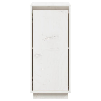 Dressoirs 31,5X34X75 Cm Massief Grenenhout 2 Wit