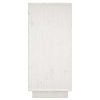 Dressoirs 31,5X34X75 Cm Massief Grenenhout 2 Wit