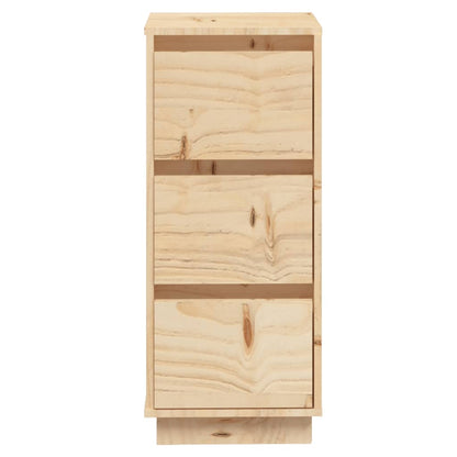 Dressoir 32X34X75 Cm Massief Grenenhout 1 Naturel