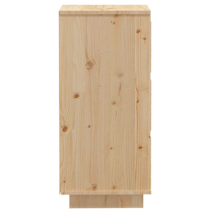 Dressoir 32X34X75 Cm Massief Grenenhout 1 Naturel