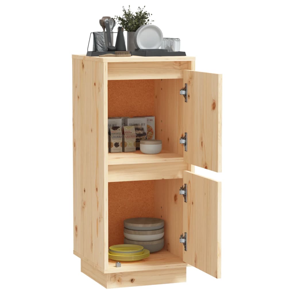 Dressoir 3,5X34X75 Cm Massief Grenenhout 1 Bruin