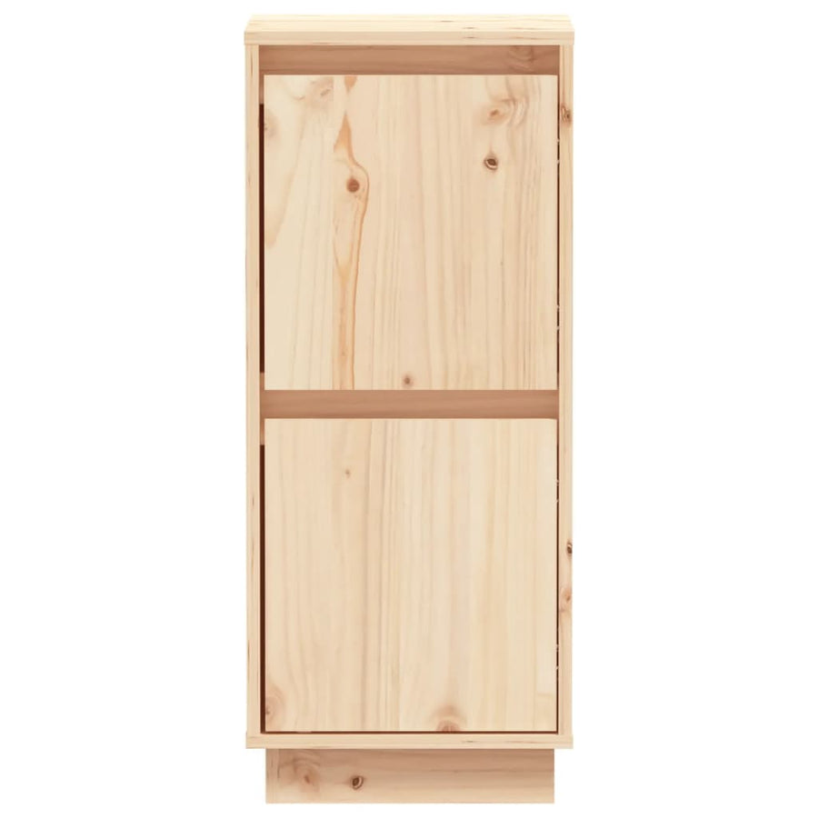 Dressoirs 31,5X34X75 Cm Massief Grenenhout 2 Bruin