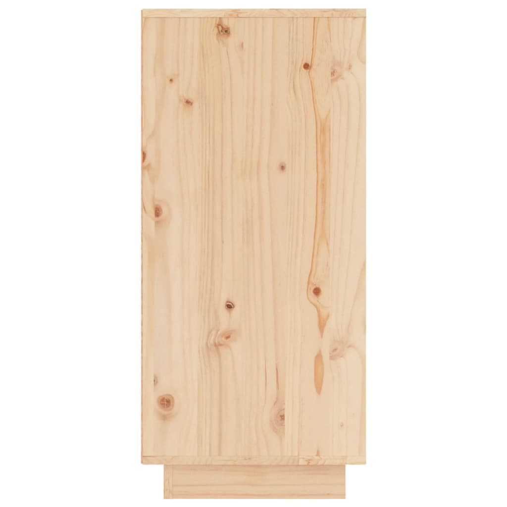 Dressoirs 31,5X34X75 Cm Massief Grenenhout 2 Bruin