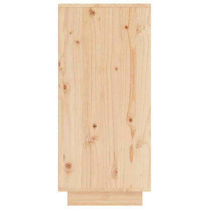 Dressoirs 31,5X34X75 Cm Massief Grenenhout 2 Bruin