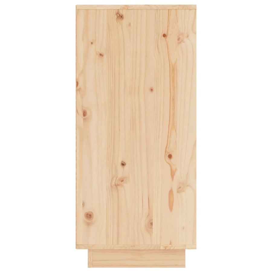 Dressoirs 31,5X34X75 Cm Massief Grenenhout 2 Bruin