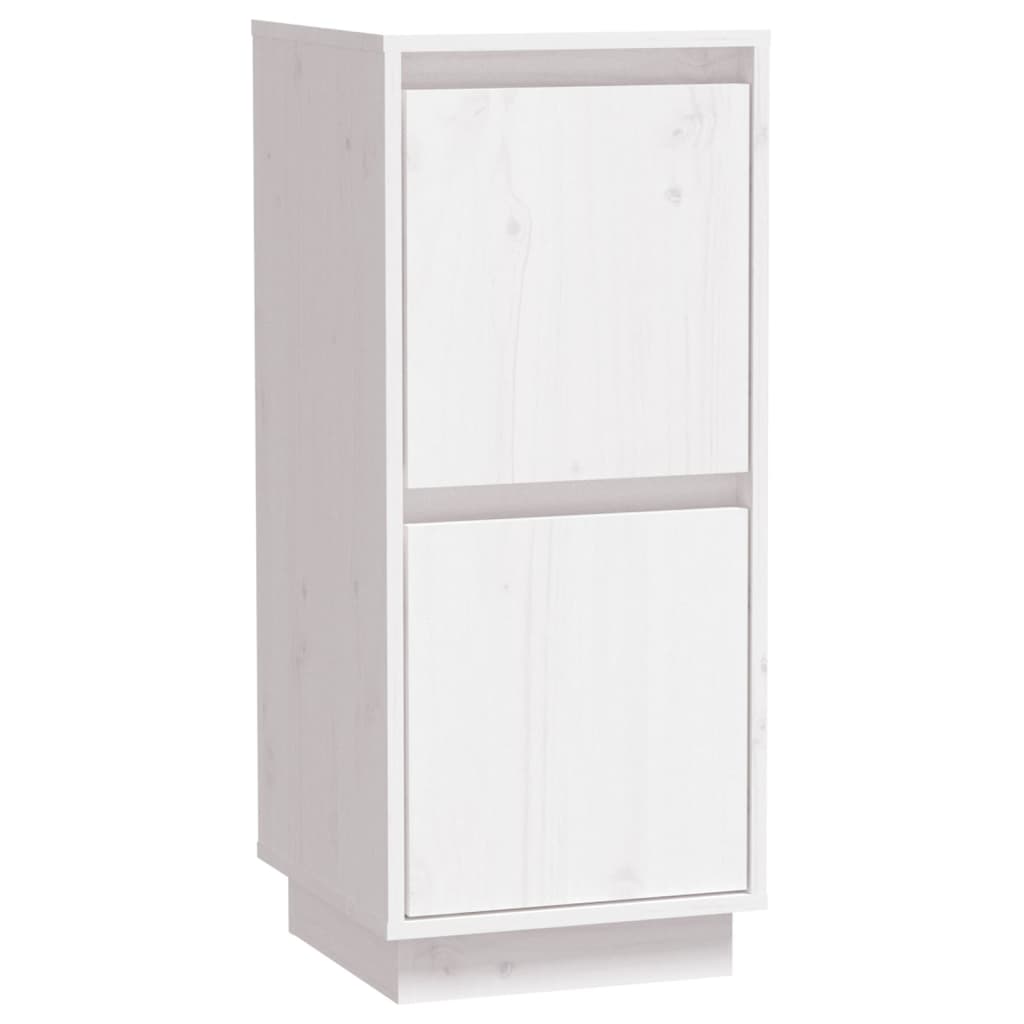 Dressoir 3,5X34X75 Cm Massief Grenenhout 1 Wit