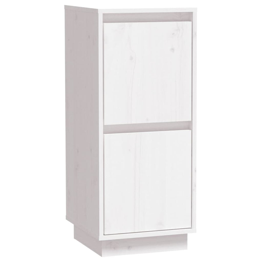 Dressoir 3,5X34X75 Cm Massief Grenenhout 1 Wit