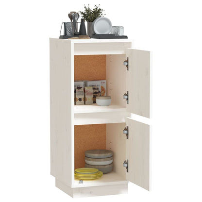 Dressoir 3,5X34X75 Cm Massief Grenenhout 1 Wit