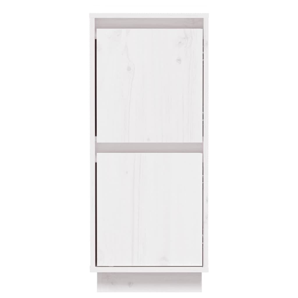 Dressoir 3,5X34X75 Cm Massief Grenenhout 1 Wit