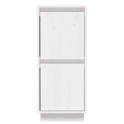 Dressoir 3,5X34X75 Cm Massief Grenenhout 1 Wit