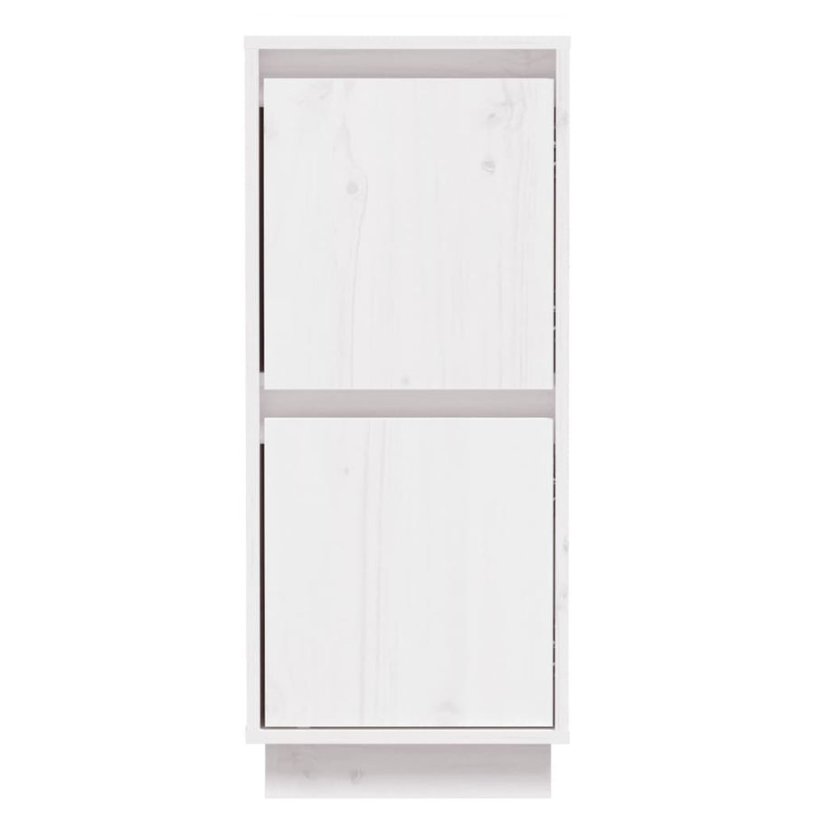 Dressoir 3,5X34X75 Cm Massief Grenenhout 1 Wit