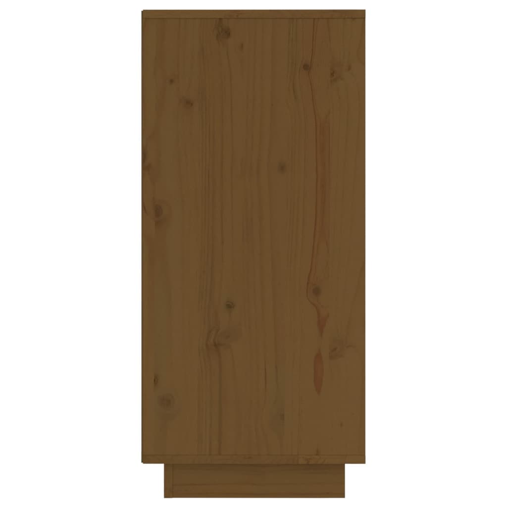 Dressoirs 31,5X34X75 Cm Massief Grenenhout 2 Honingbruin