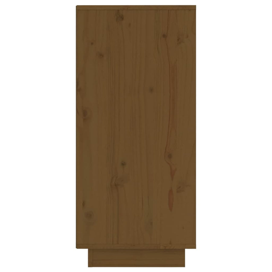 Dressoirs 31,5X34X75 Cm Massief Grenenhout 2 Honingbruin