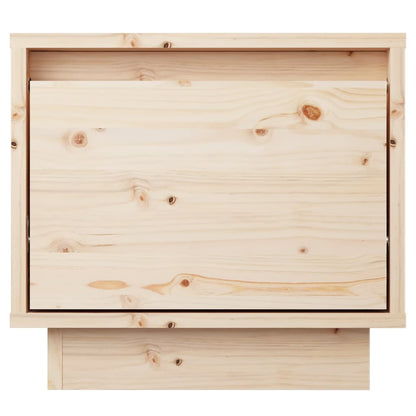 Nachtkastjes 35X34X3 Cm Massief Grenenhout 2 Naturel