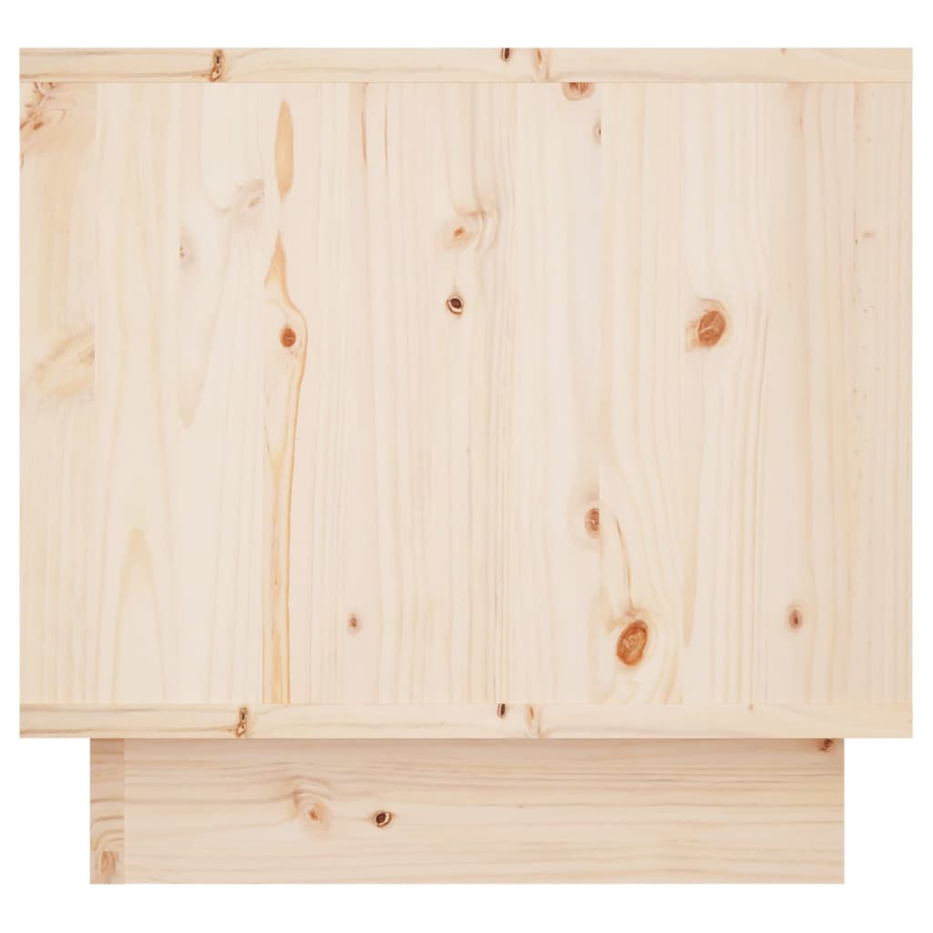 Nachtkastjes 35X34X3 Cm Massief Grenenhout 2 Naturel