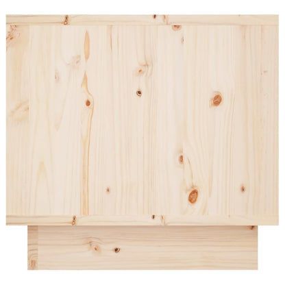 Nachtkastjes 35X34X3 Cm Massief Grenenhout 2 Naturel