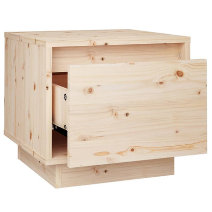Nachtkastjes 35X34X3 Cm Massief Grenenhout 2 Naturel