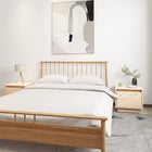 Nightstands 2 pcs 35x34x32 cm solid pine wood