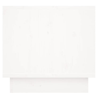 Nachtkastjes 35X34X3 Cm Massief Grenenhout 2 Wit