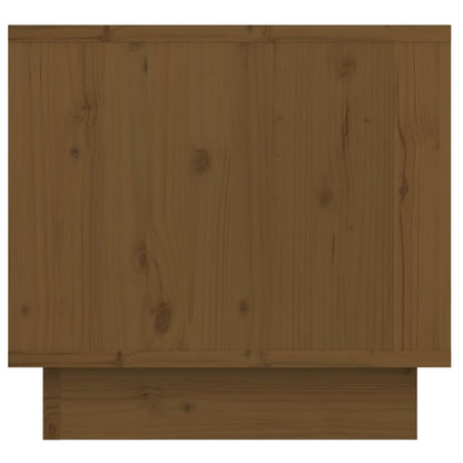 Nachtkastjes 35X34X3 Cm Massief Grenenhout 2 Honingbruin