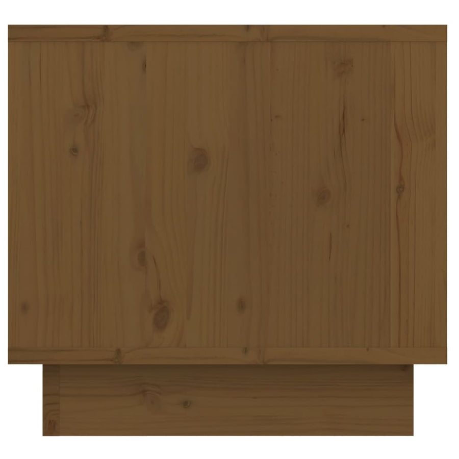 Nachtkastjes 35X34X3 Cm Massief Grenenhout 2 Honingbruin