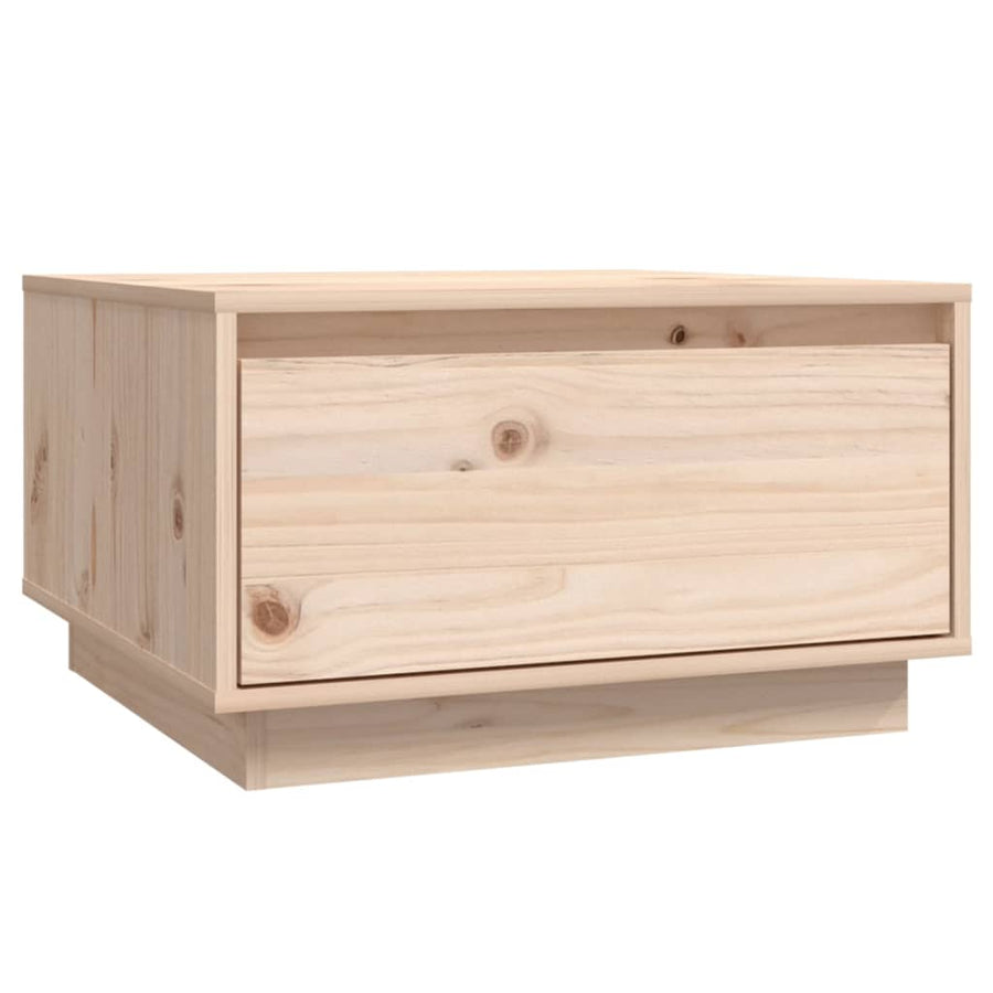 Salontafel 55X56X32 Cm Massief Grenenhout Bruin
