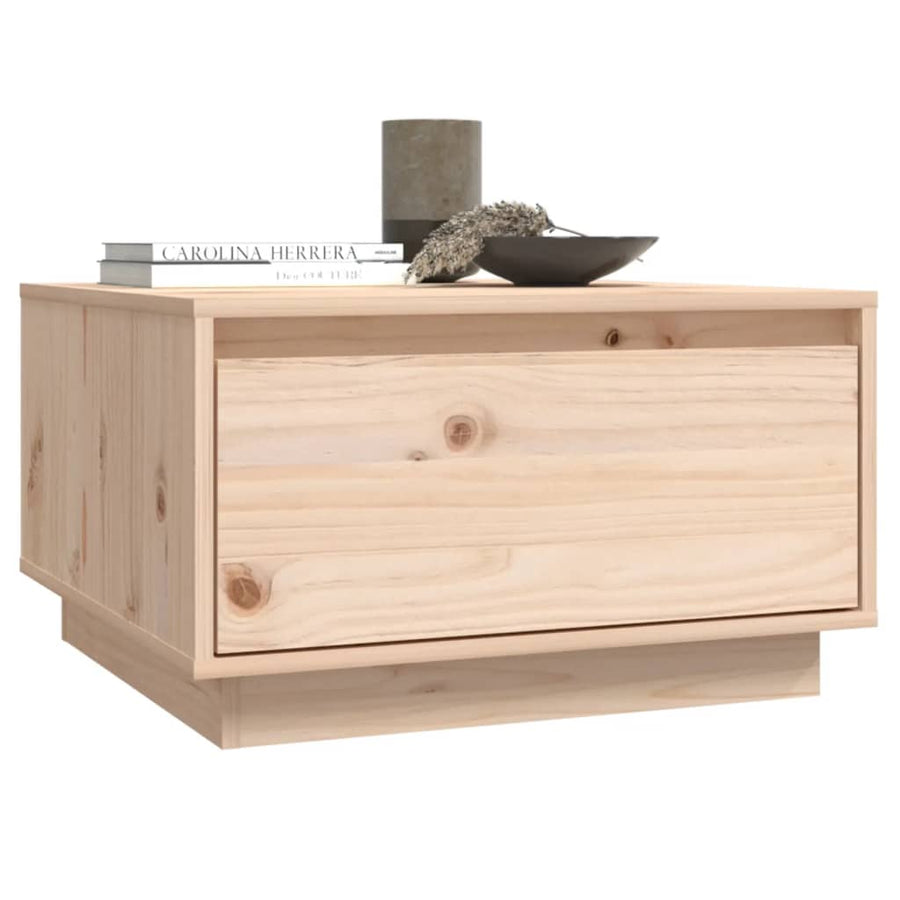 Salontafel 55X56X32 Cm Massief Grenenhout Bruin