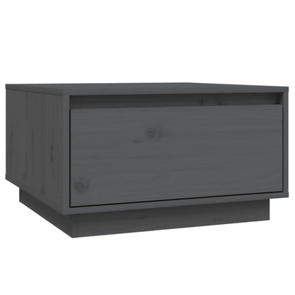 Salontafel 55X56X32 Cm Massief Grenenhout Grijs