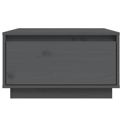 Salontafel 55X56X32 Cm Massief Grenenhout Grijs