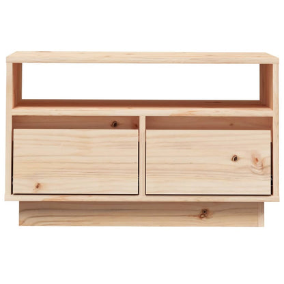 Tv-Meubel 60X35X37 Cm Massief Grenenhout Bruin