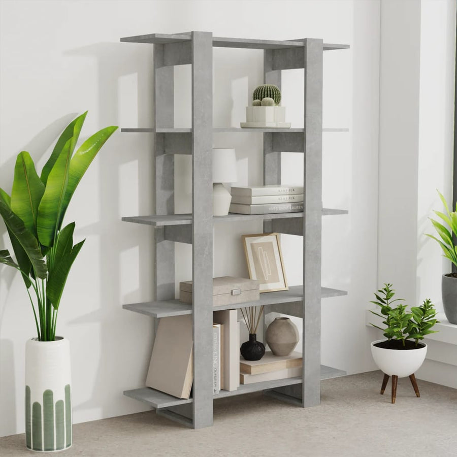 Boekenkast/Kamerscherm 00X30X60 Cm Betongrijs