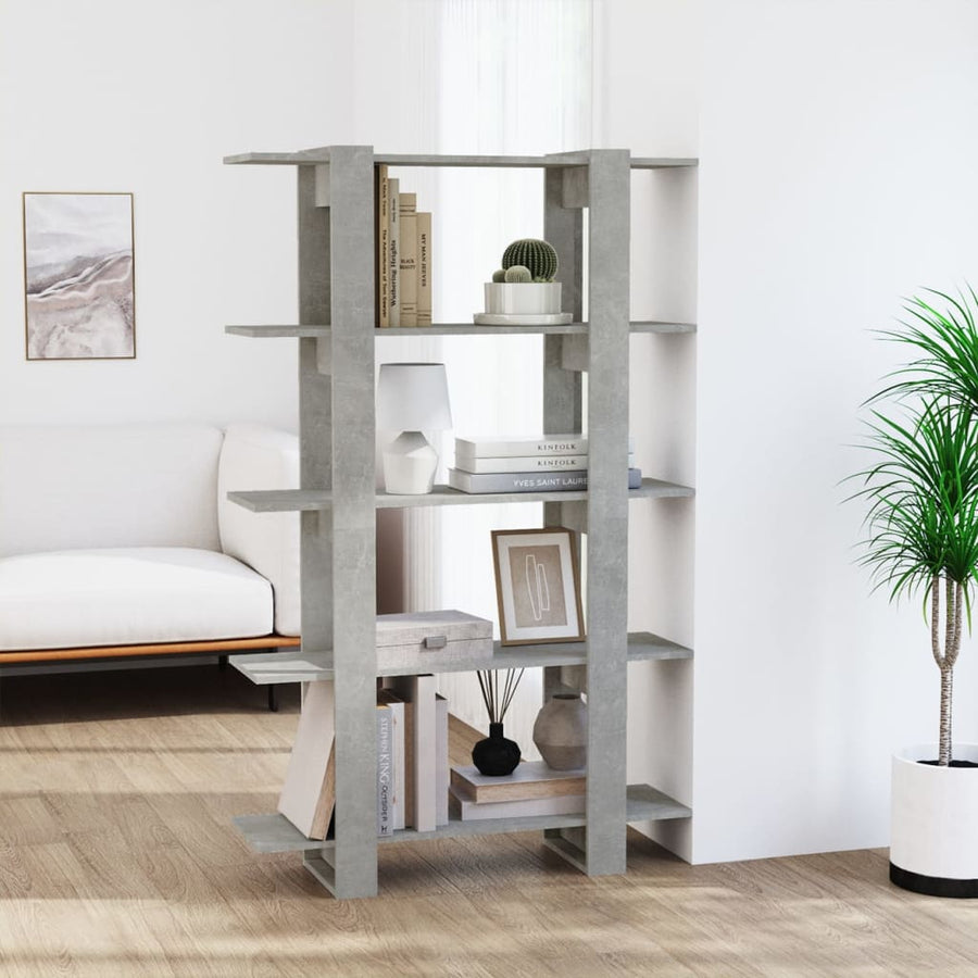 Boekenkast/Kamerscherm 00X30X60 Cm Betongrijs