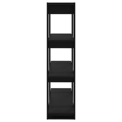 Boekenkast/Kamerscherm 00X30X23,5 Zwart