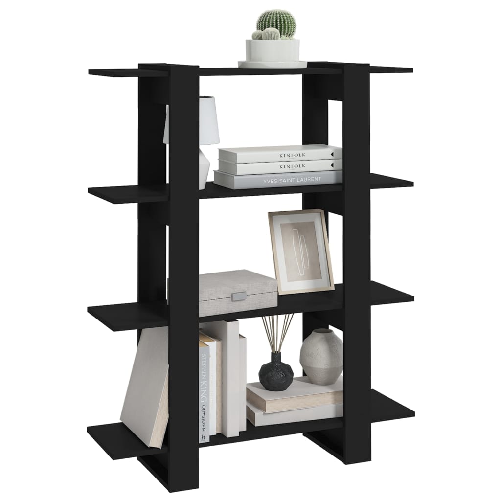 Boekenkast/Kamerscherm 00X30X23,5 Zwart