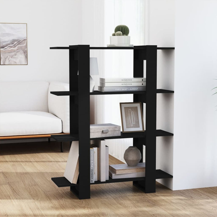 Boekenkast/Kamerscherm 00X30X23,5 Zwart